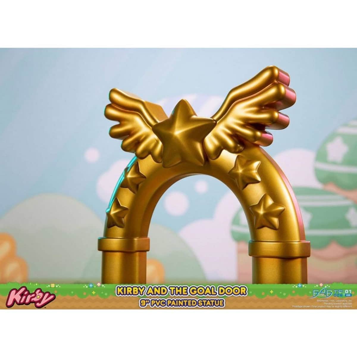 First 4 Figures 9" Kirby & The Goal Door PVC Statue Unisex, 13+ Years