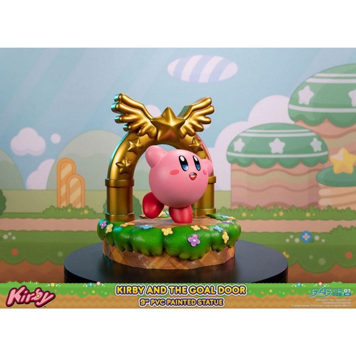 First 4 Figures 9" Kirby & The Goal Door PVC Statue Unisex, 13+ Years