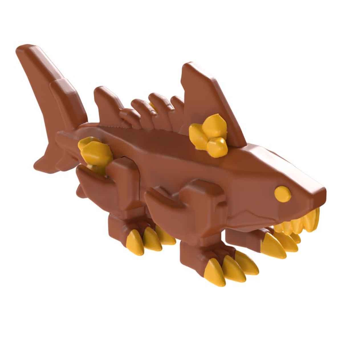 فيش لعبة 4 في 1 مجسمات صغيرة منوعة قابلة للجمع للجنسين، 5-7 سنوات