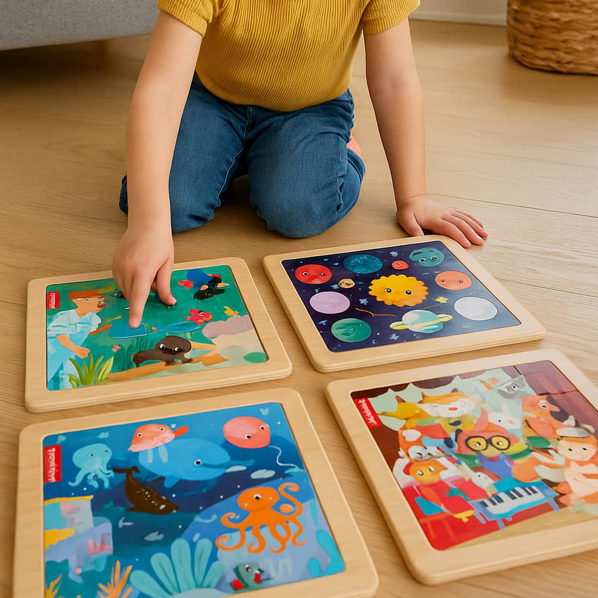 Fisher-Price Assorted Wooden Jigsaw Puzzle Unisex, 3-4 Years