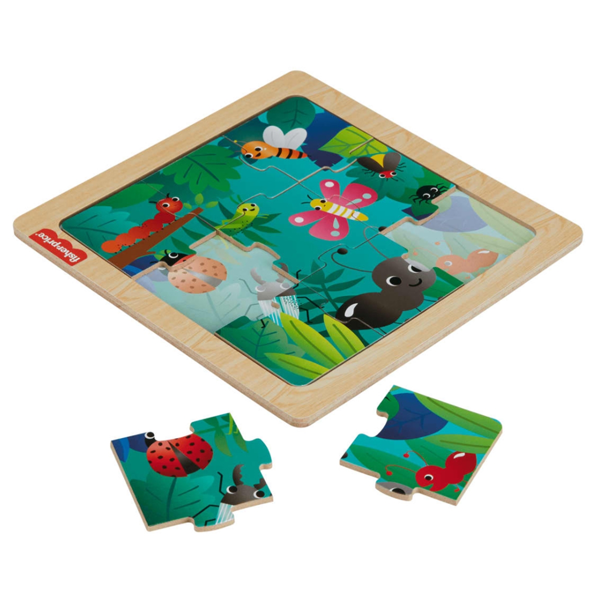Fisher-Price Assorted Wooden Jigsaw Puzzle Unisex, 3-4 Years