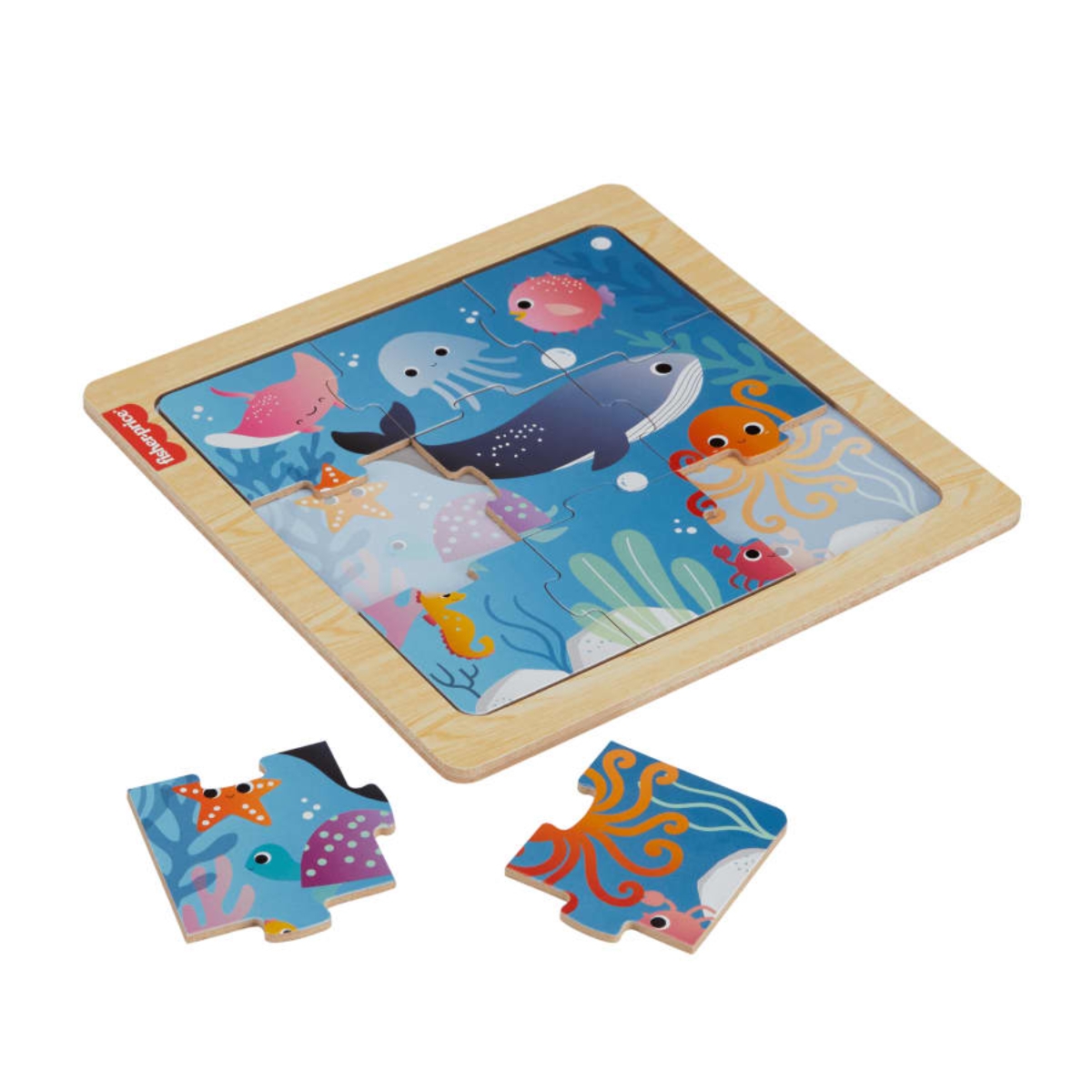 Fisher-Price Assorted Wooden Jigsaw Puzzle Unisex, 3-4 Years