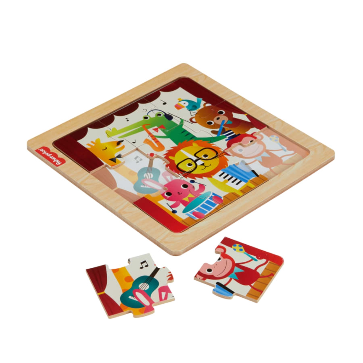 Fisher-Price Assorted Wooden Jigsaw Puzzle Unisex, 3-4 Years