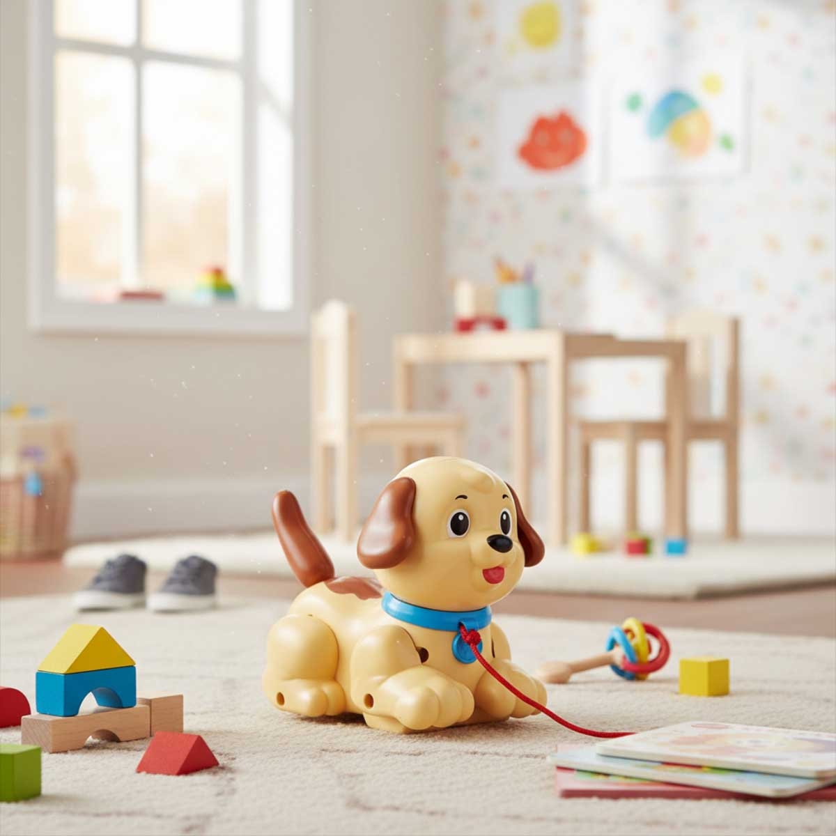Fisher-Price Brilliant Basics Little Snoopy Pull Toy Toddler, 0-2 Years