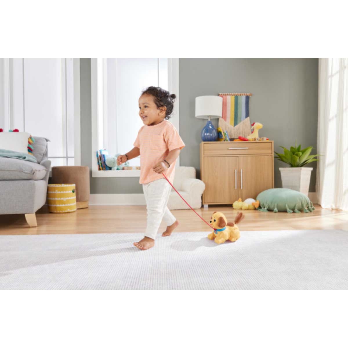 Fisher-Price Brilliant Basics Little Snoopy Pull Toy Toddler, 0-2 Years