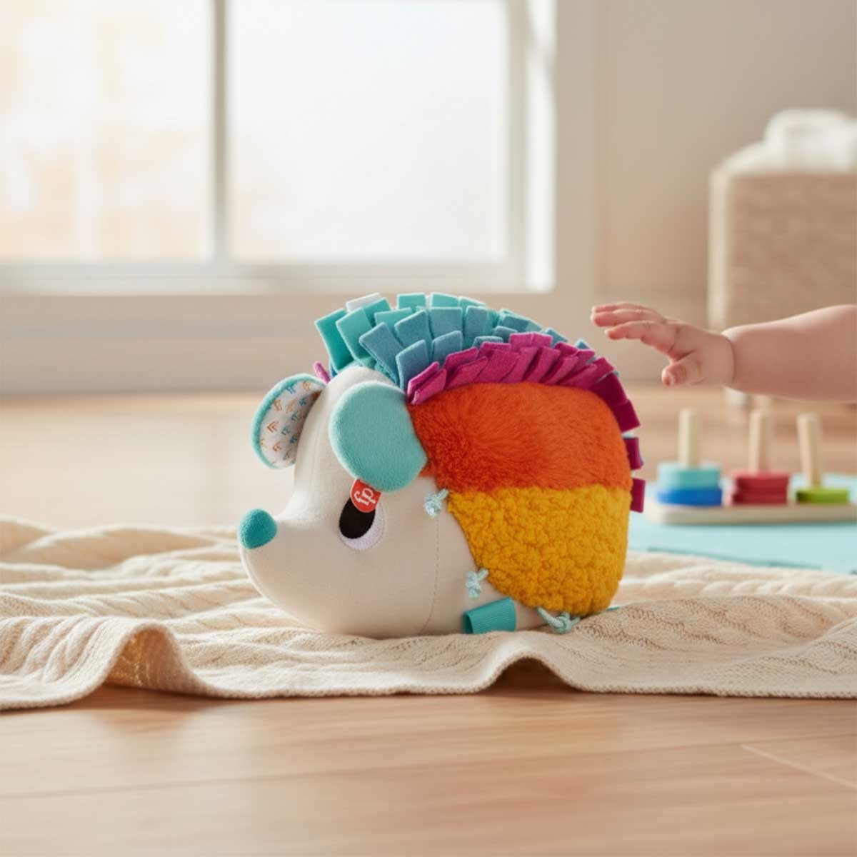 Fisher-Price Calming Vibrations Hedgehog Plush Soother Toddler, 0-2 Years