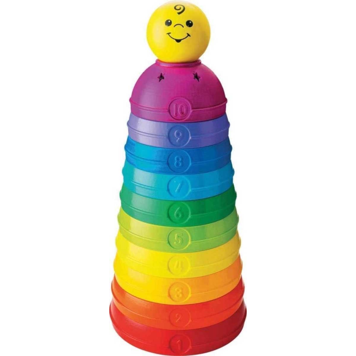 Fisher-Price Infant Stack & Roll Cups Set Toddler, 0-2 Years