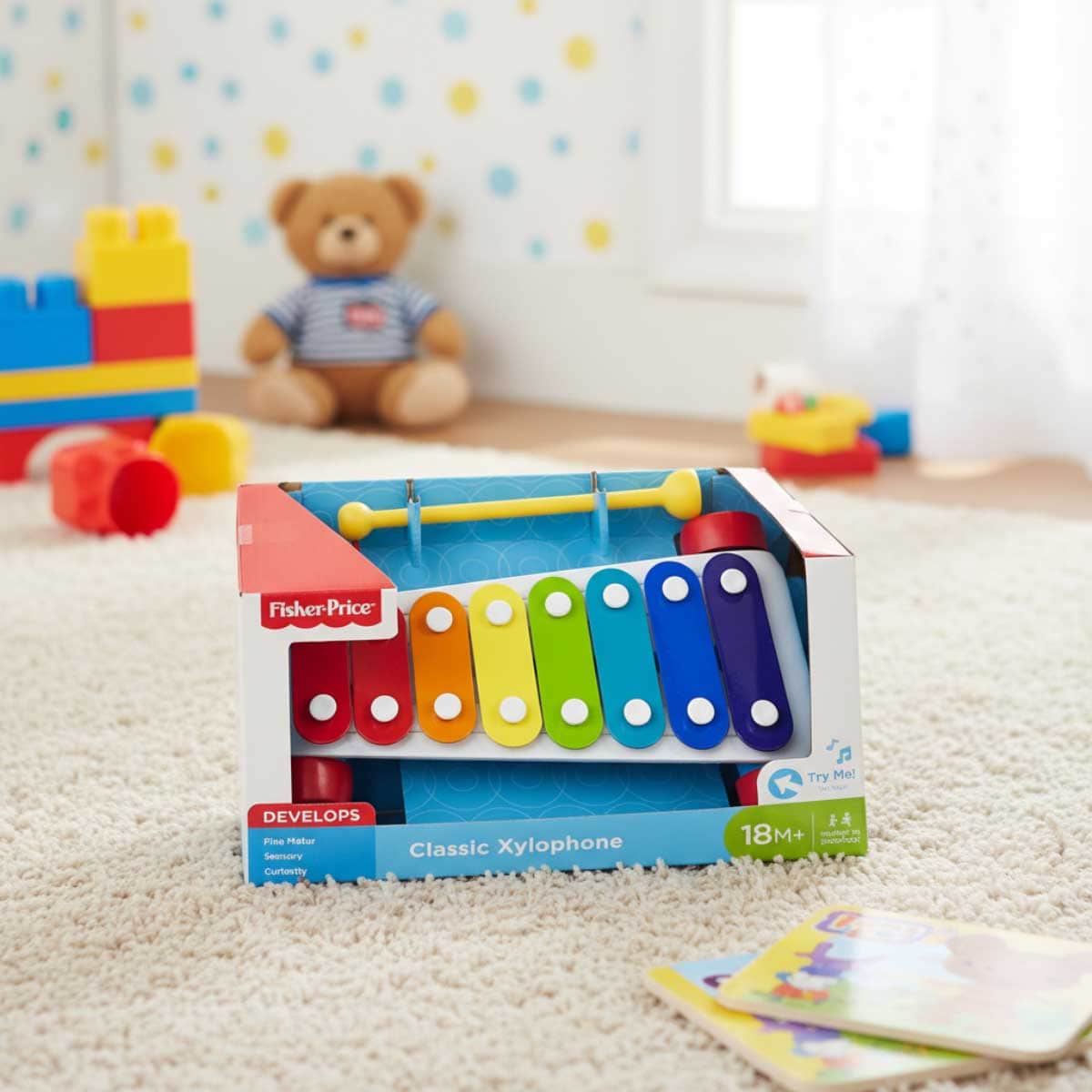 Fisher-Price Infant Xylophone Toy Toddler, 0-2 Years