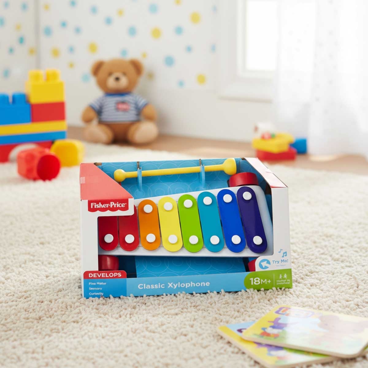 Fisher-Price Infant Xylophone Toy Toddler, 0-2 Years