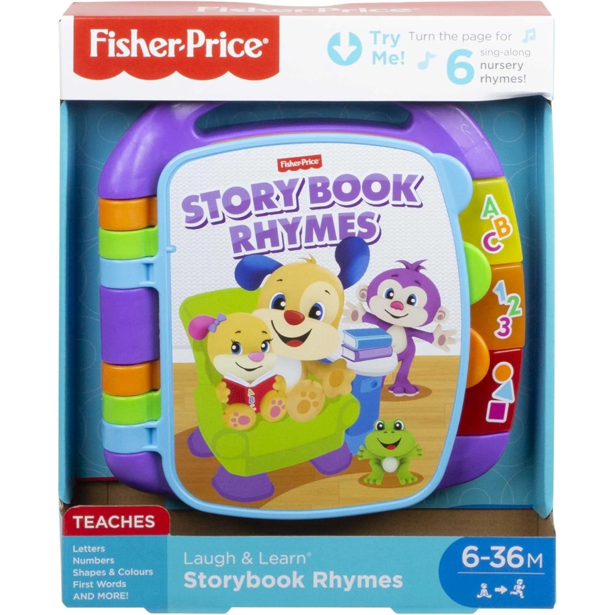 Fisher-Price Laugh & Learn Storybook Rhymes Toddler, 0-2 Years