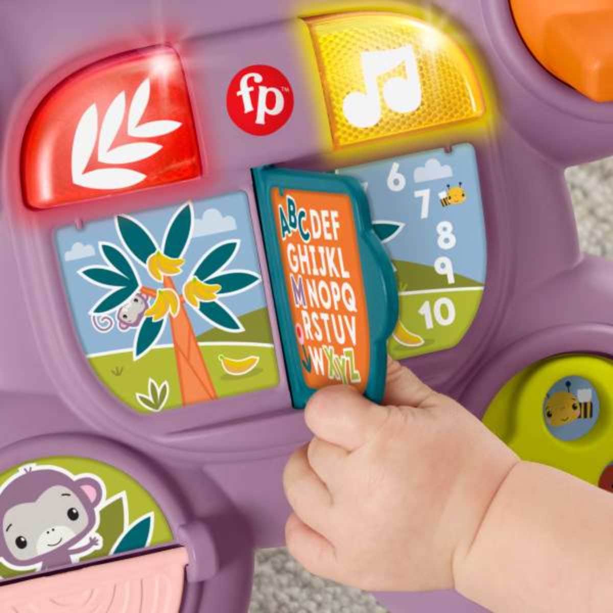 Fisher-Price Learn With Me Monkey Walker Toddler, 0-2 Years