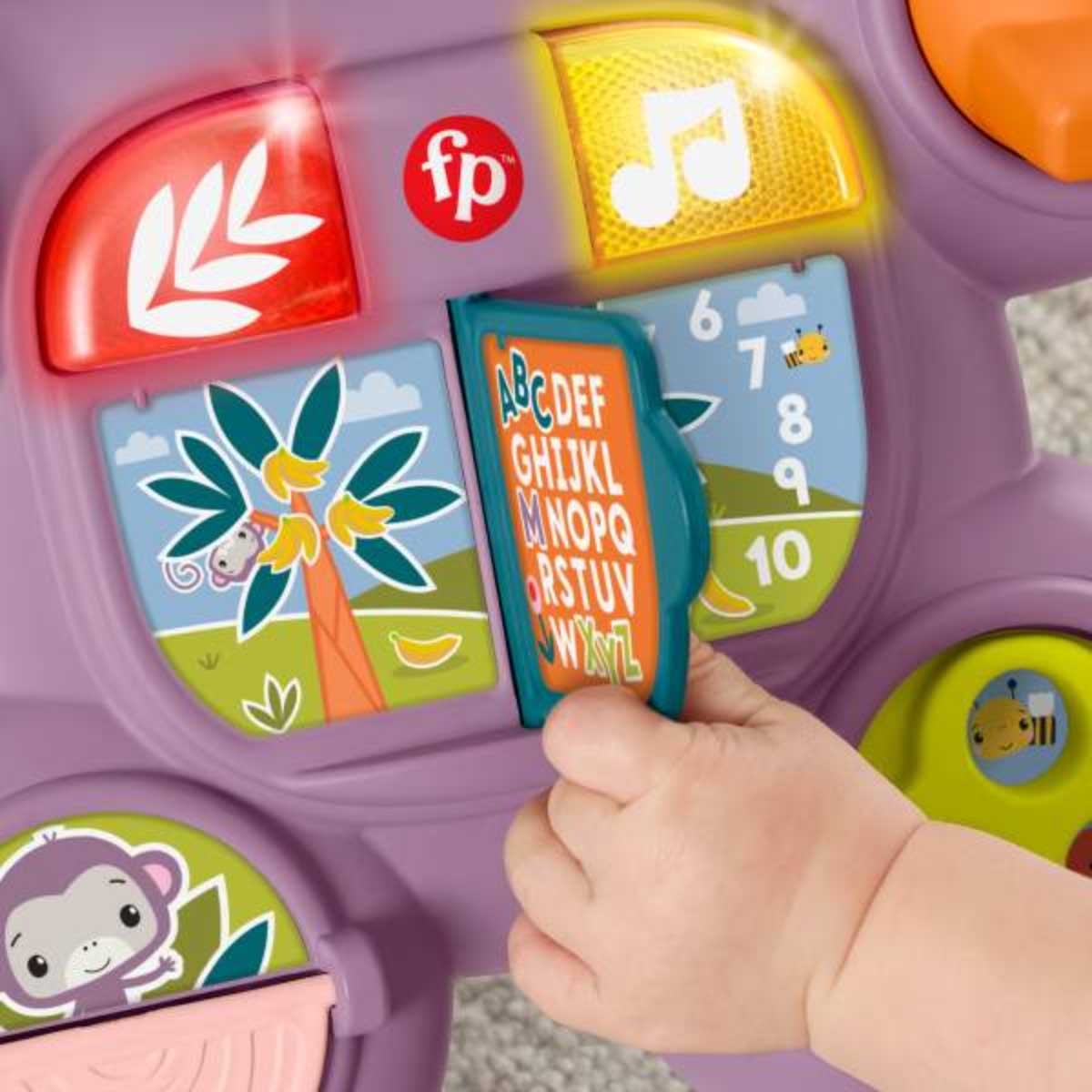 Fisher-Price Learn With Me Monkey Walker Toddler, 0-2 Years