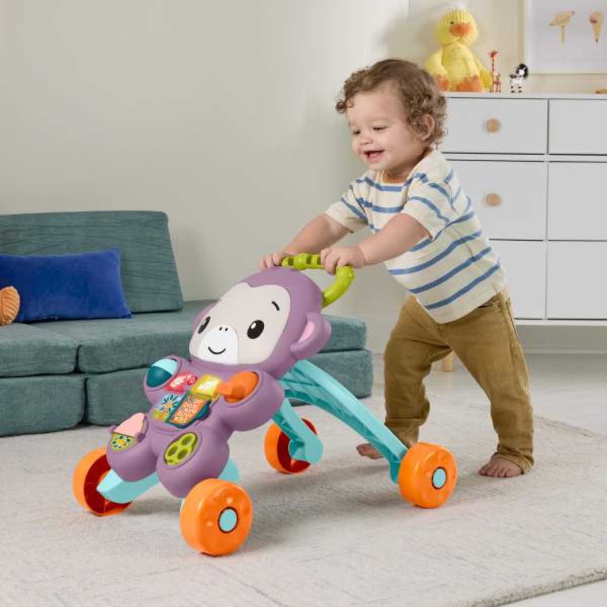 Fisher-Price Learn With Me Monkey Walker Toddler, 0-2 Years