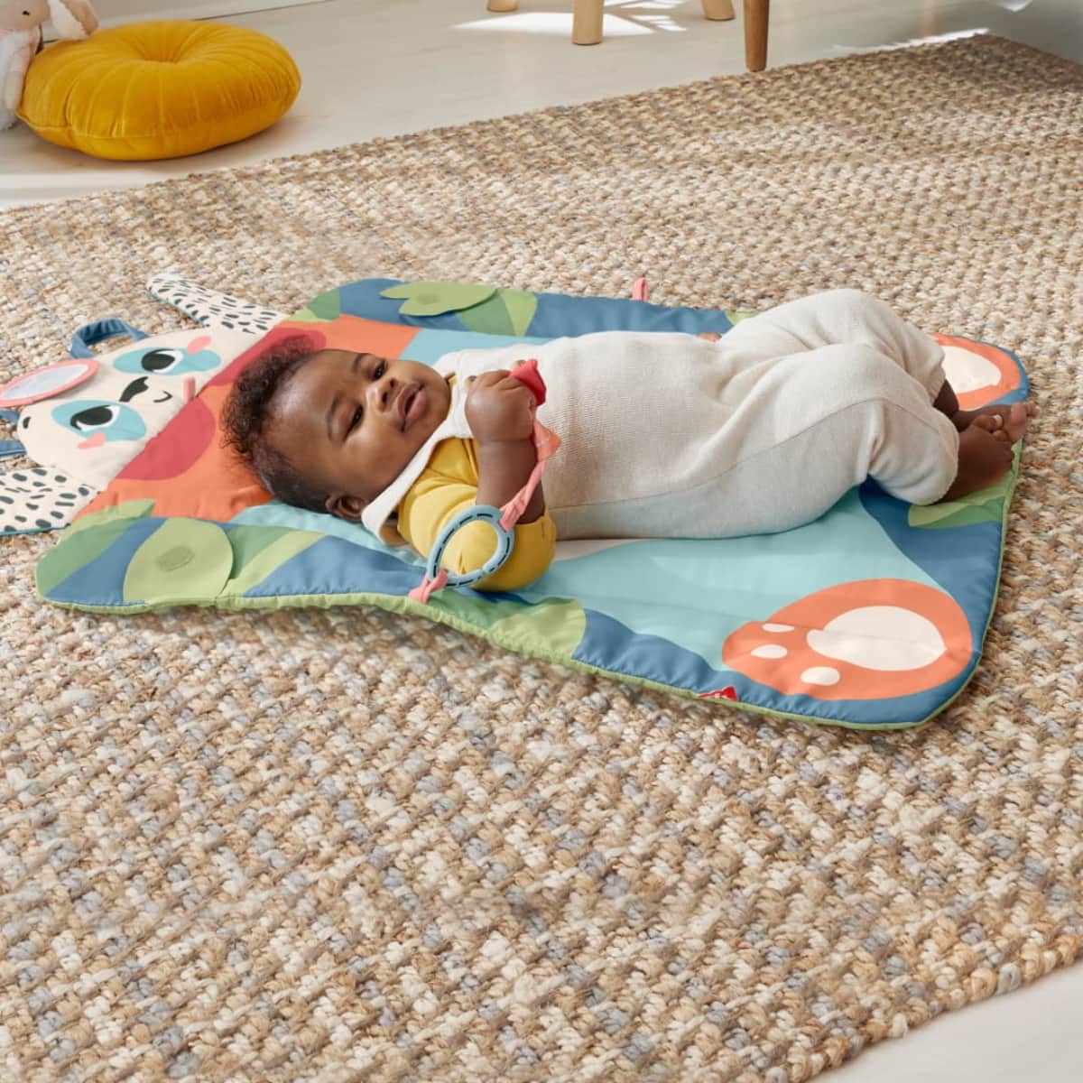 Fisher-Price Planet Friends Roly-Poly Panda Baby Activity Play Mat Toddler, 0-2 Years