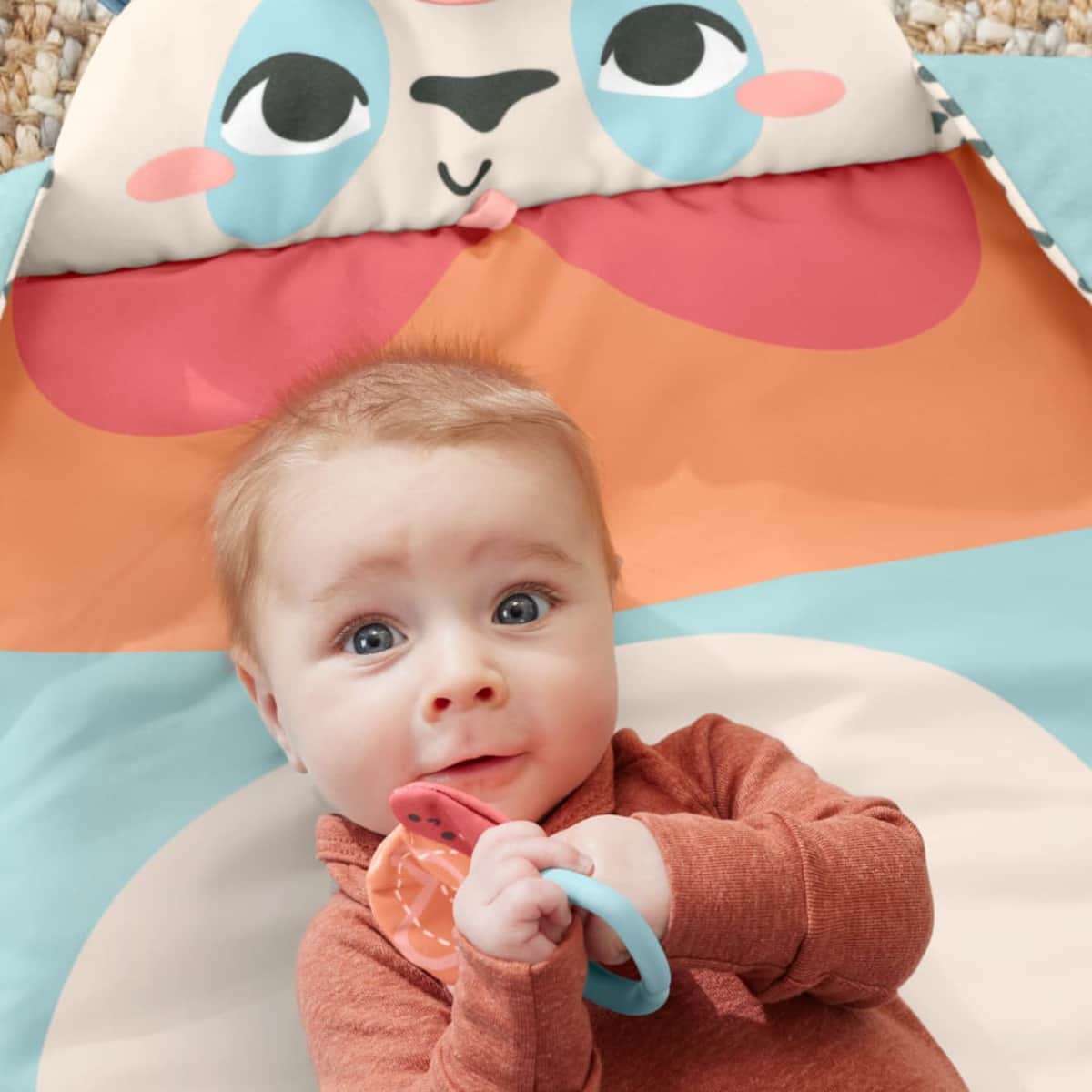 Fisher-Price Planet Friends Roly-Poly Panda Baby Activity Play Mat Toddler, 0-2 Years