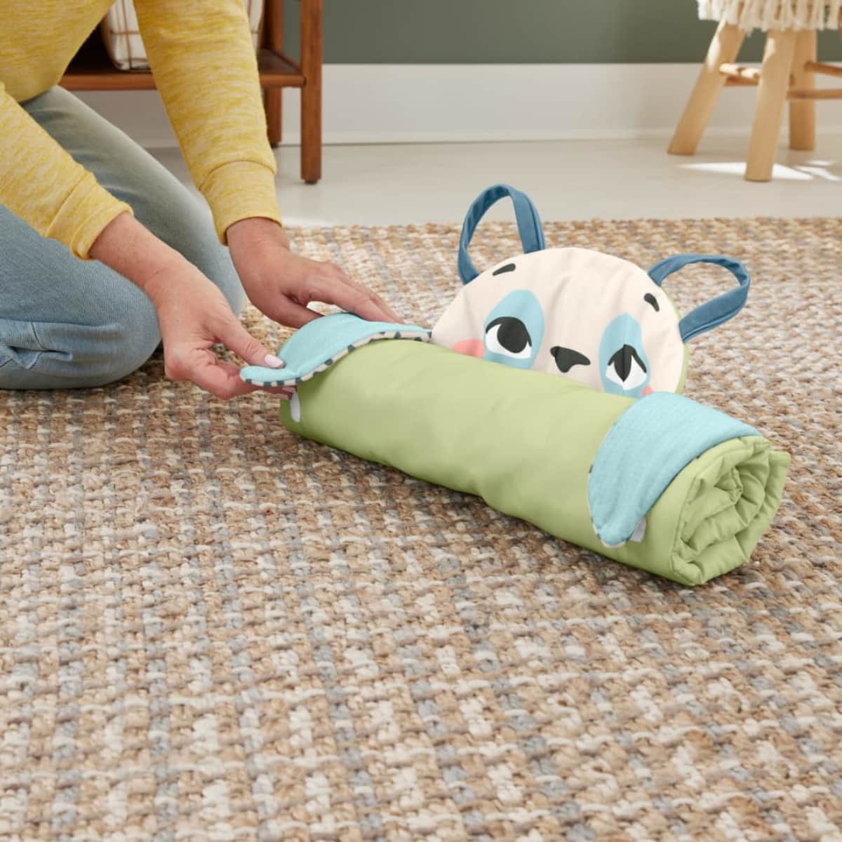Fisher-Price Planet Friends Roly-Poly Panda Baby Activity Play Mat Toddler, 0-2 Years