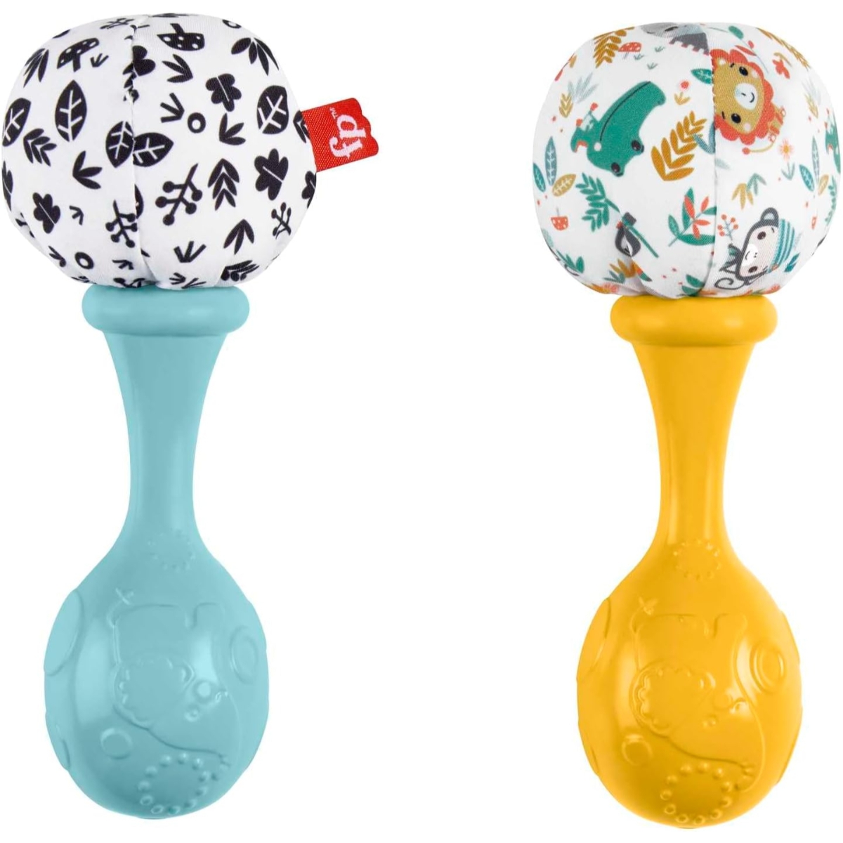 Fisher-Price Rattle ‘n Rock Maracas Baby Rattle Toddler, 0-2 Years, Pack of 2