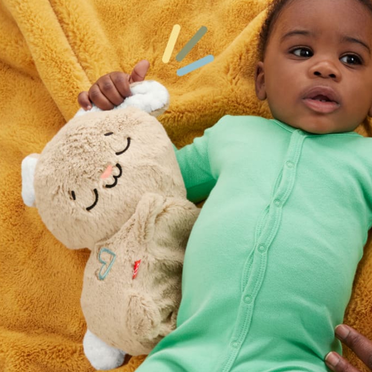 Fisher-Price Soothe & Settle Bunny Plush Toy Toddler, 0-2 Years