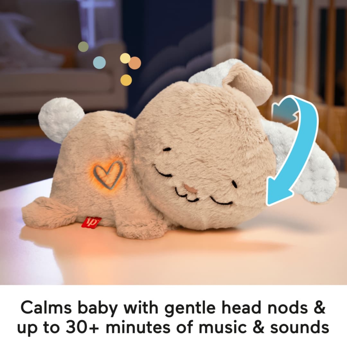 Fisher-Price Soothe & Settle Bunny Plush Toy Toddler, 0-2 Years