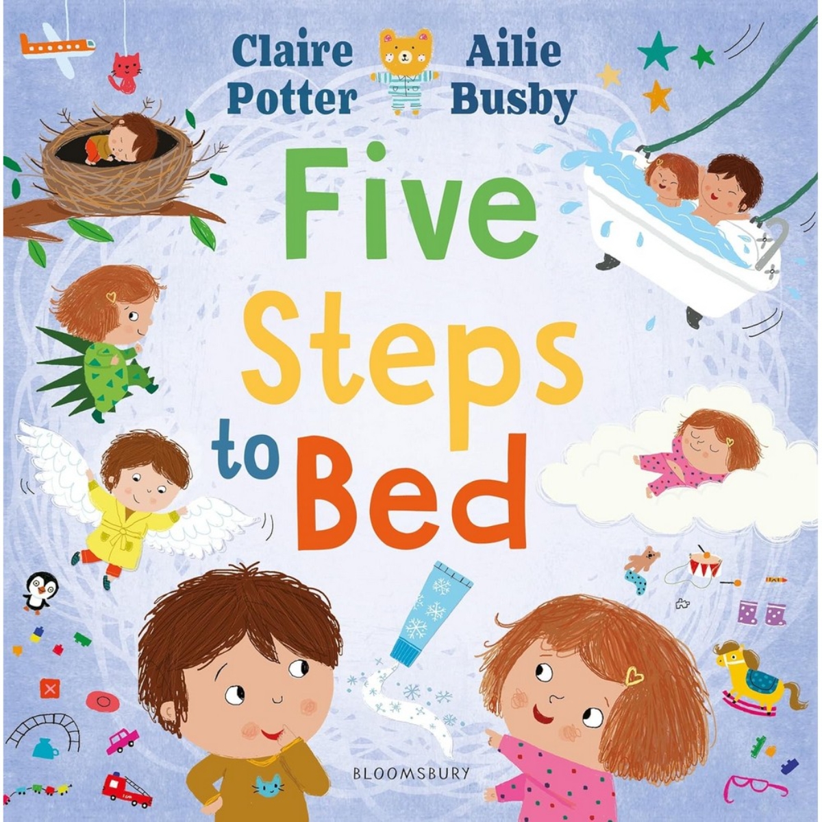 Five Steps To Bed: كتاب اختيارات لروتين نوم هادئ وإيجابي تأليف كلير بوتر - 10 أكتوبر 2024