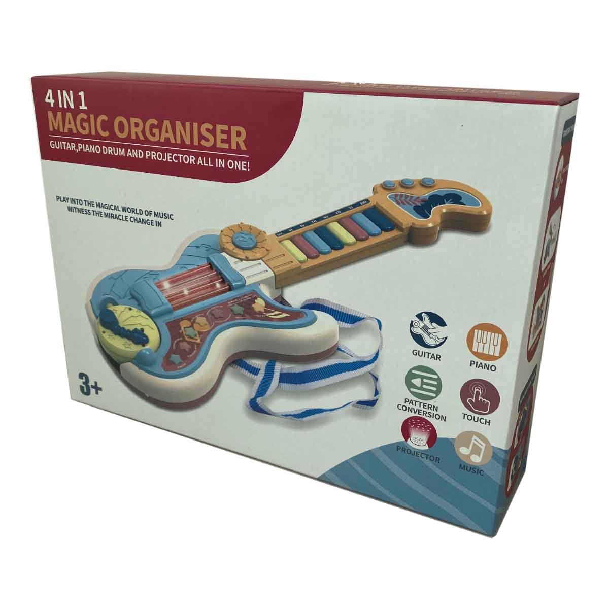 Kos Group 4-in-1 Foldable Magic Guitar Toddler, 3-4 Years