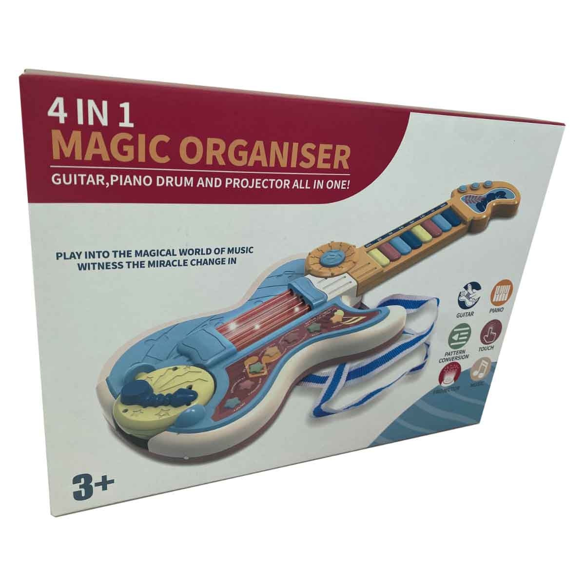 Kos Group 4-in-1 Foldable Magic Guitar Toddler, 3-4 Years