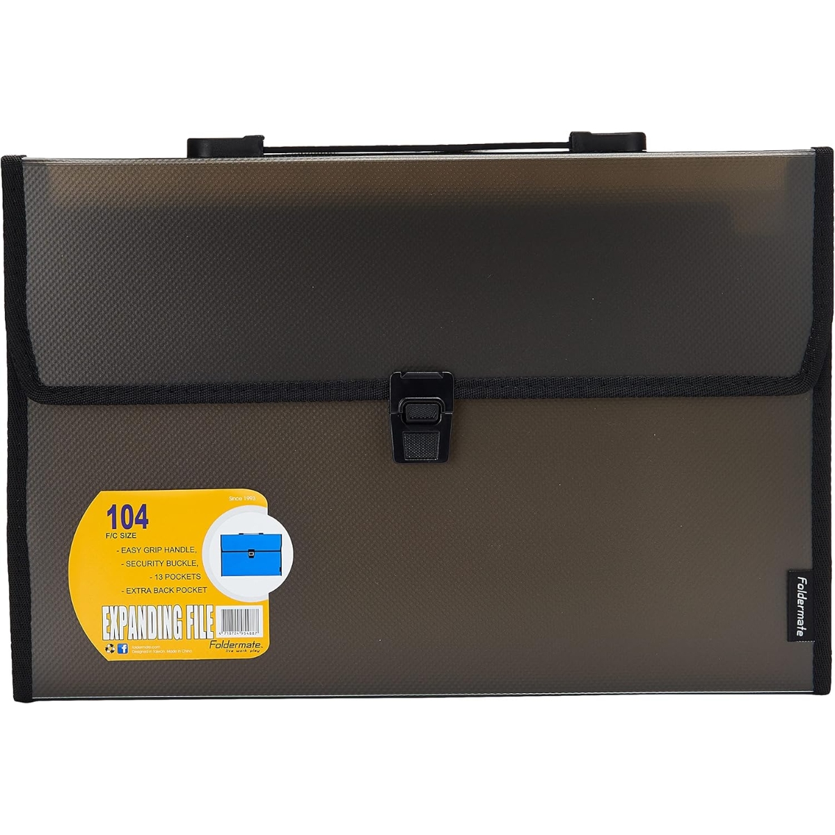 فوردورمايت ملف متوسع بـ 13 جيبًا بحجم A4، ألوان متنوعة، مجموعة من 8