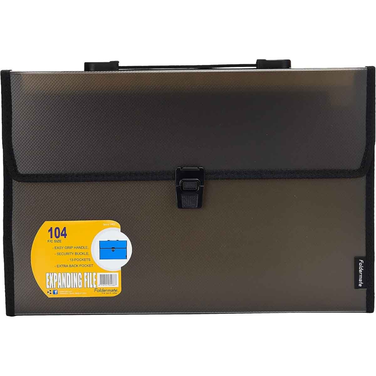 Foldermate 13 Pocket A4 Assorted Expanding File