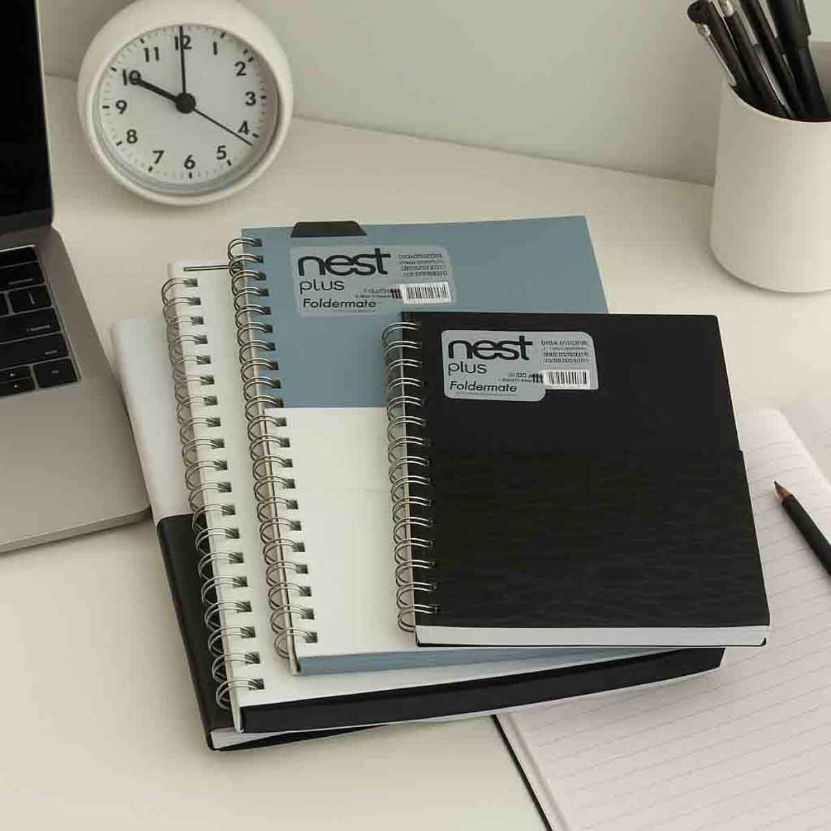 Foldermate A4 80GSM 70 Sheet Nest Plus Regular Colour 1 Subject Assorted Spiral Notebook