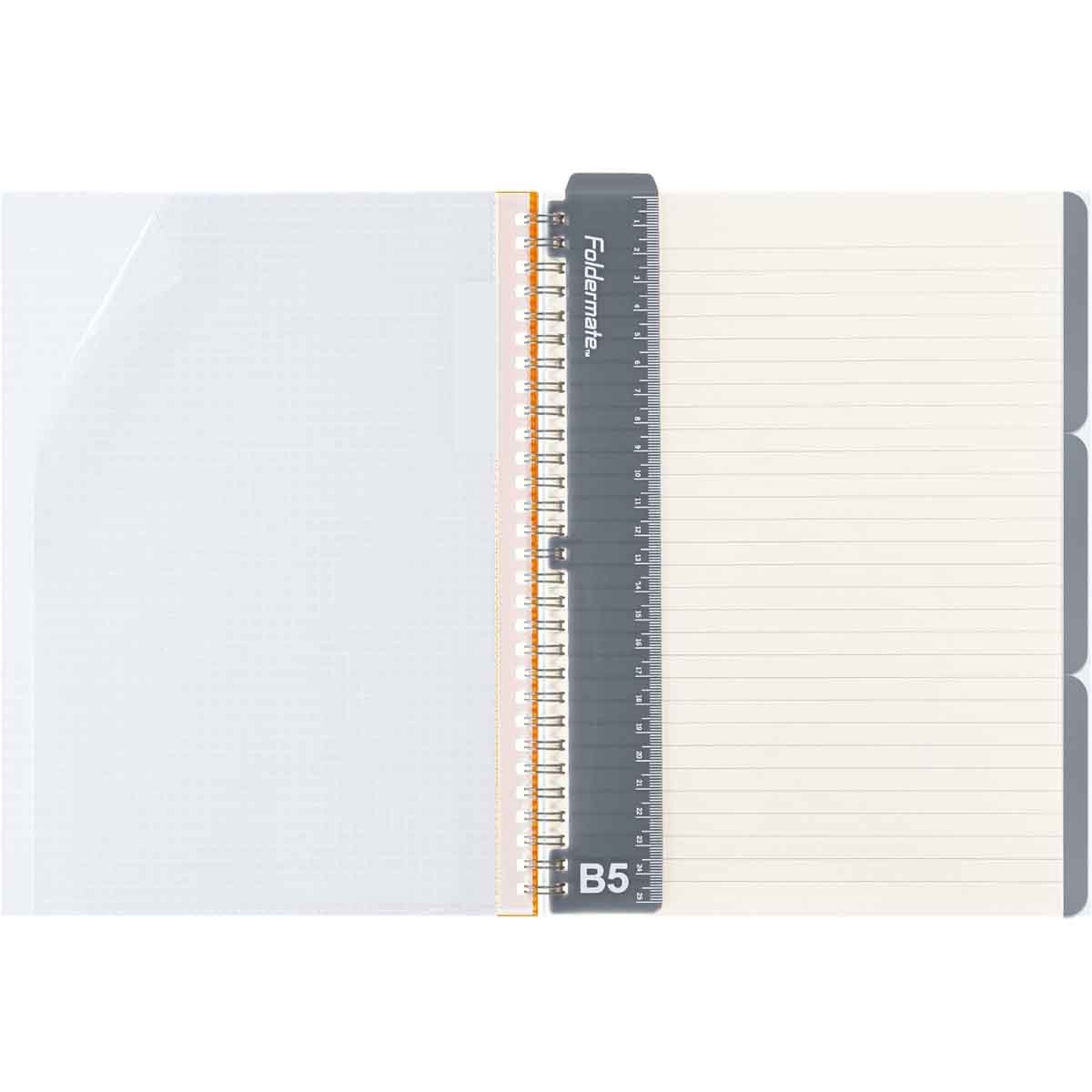 Foldermate B5 80GSM 120 Sheet WeWrite Sporty Regular Colour 3 Subject Assorted Spiral Notebook