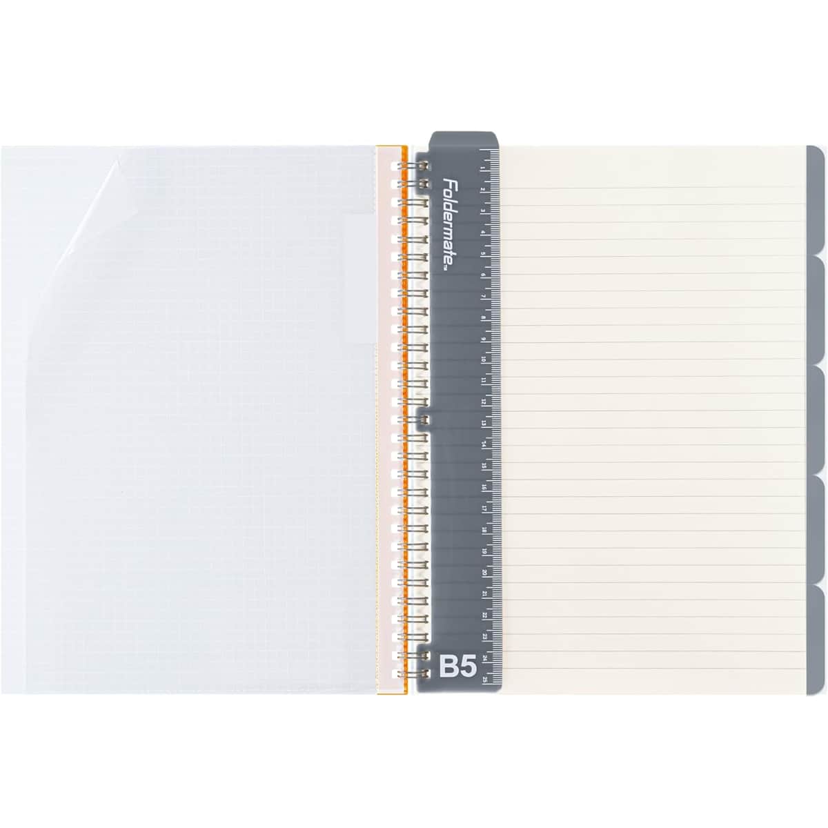 Foldermate B5 80GSM 150 Sheet WeWrite Sporty Regular Colour 5 Subject Assorted Spiral Notebook, Pack of 10