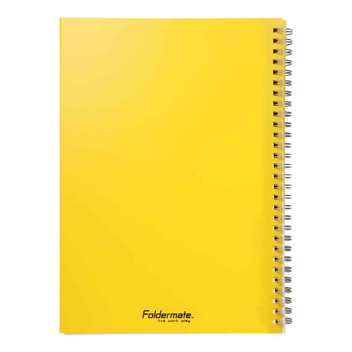 فولدرميت دفتر سلك B5 80جم 70 ورقة هاي ذير ألوان متعددة