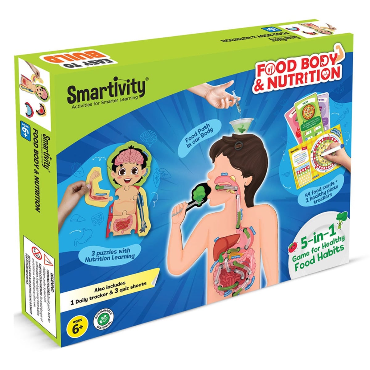 Smartivity Food Body & Nutrition Science Kit Unisex, 5-7 Years
