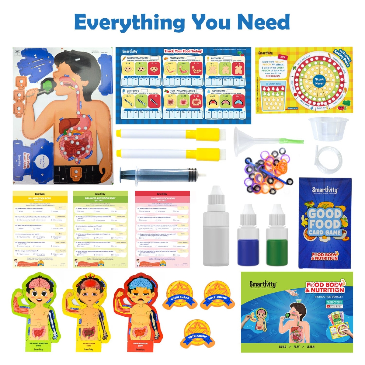 Smartivity Food Body & Nutrition Science Kit Unisex, 5-7 Years