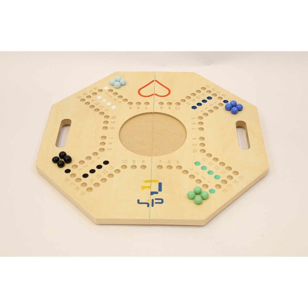 Four and Plus Foldable Beige Jackaroo Board Game Set Unisex, 4 Players