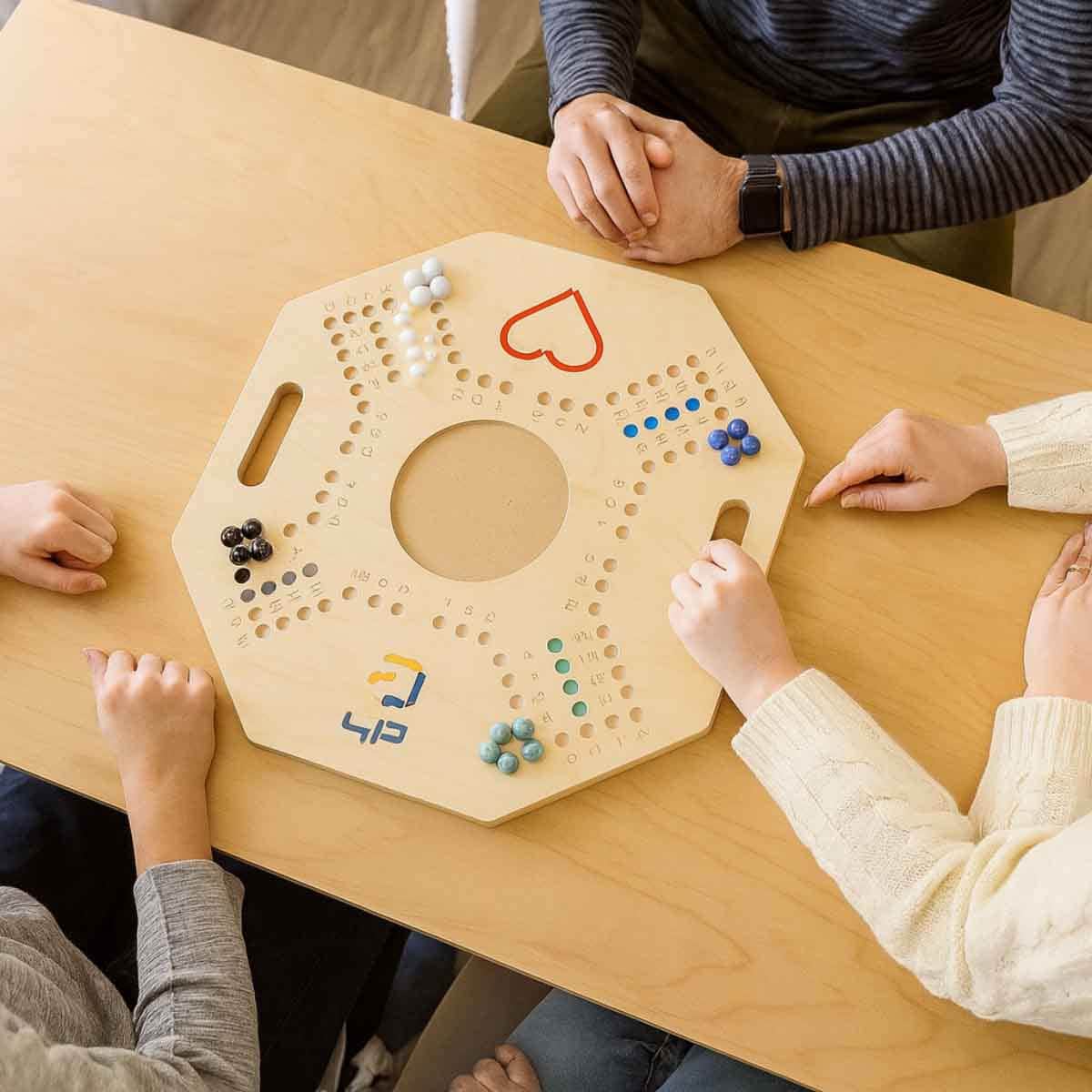 Four and Plus Foldable Beige Jackaroo Board Game Set Unisex, 4 Players