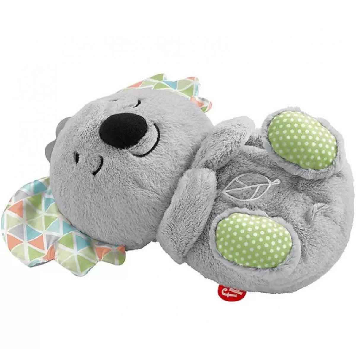 Fisher-Price NB Breathing Belly Koala Plush Toy Unisex, 3-4 Years