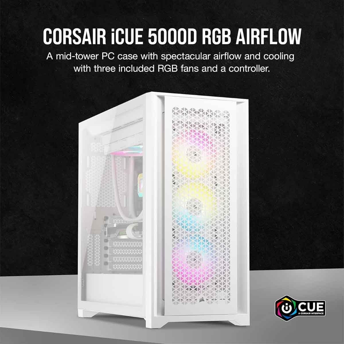 Corsair Frame 5000D Airflow ARGB Mid-Tower Gaming PC Case