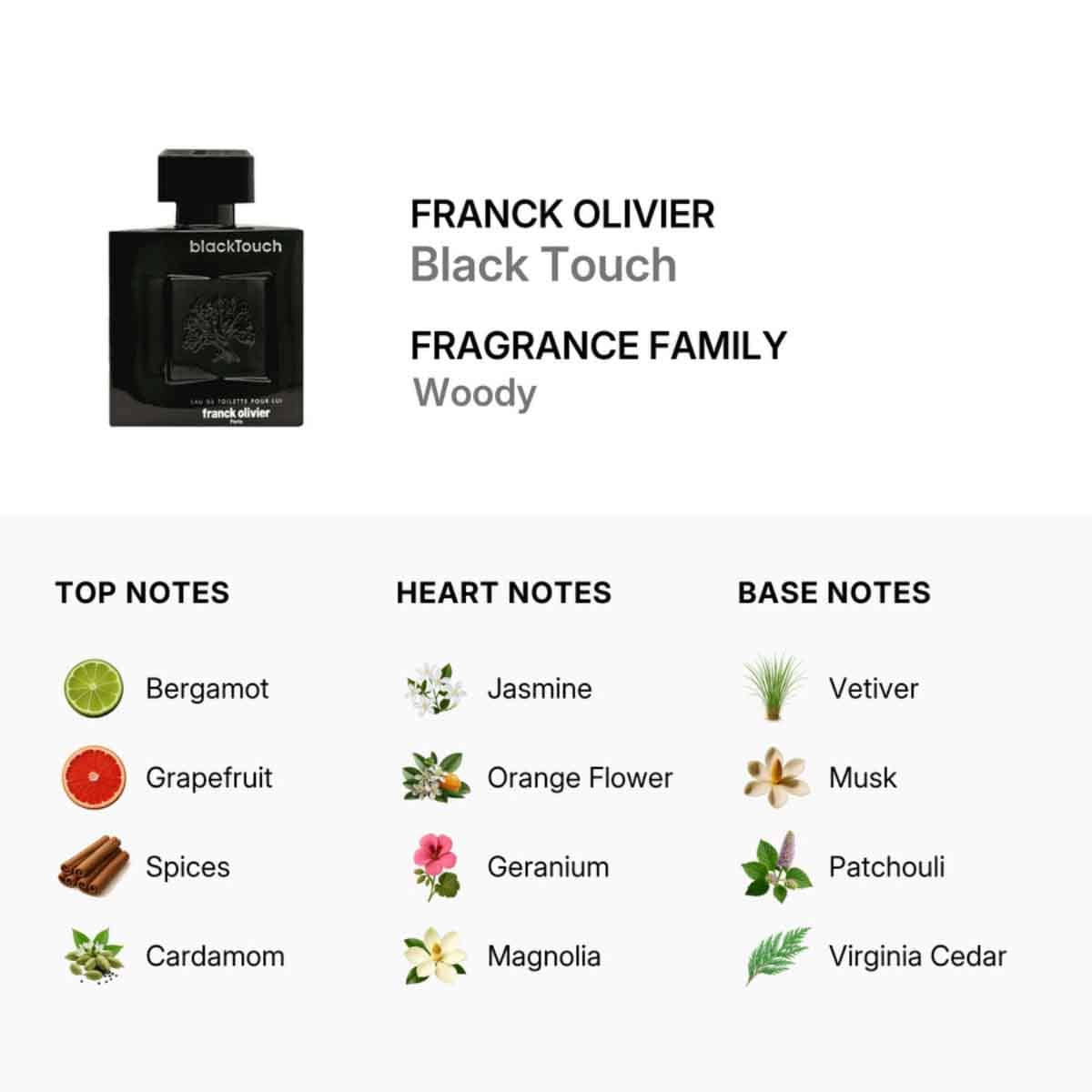 Franck Olivier Black Touch Eau de Toilette for Men