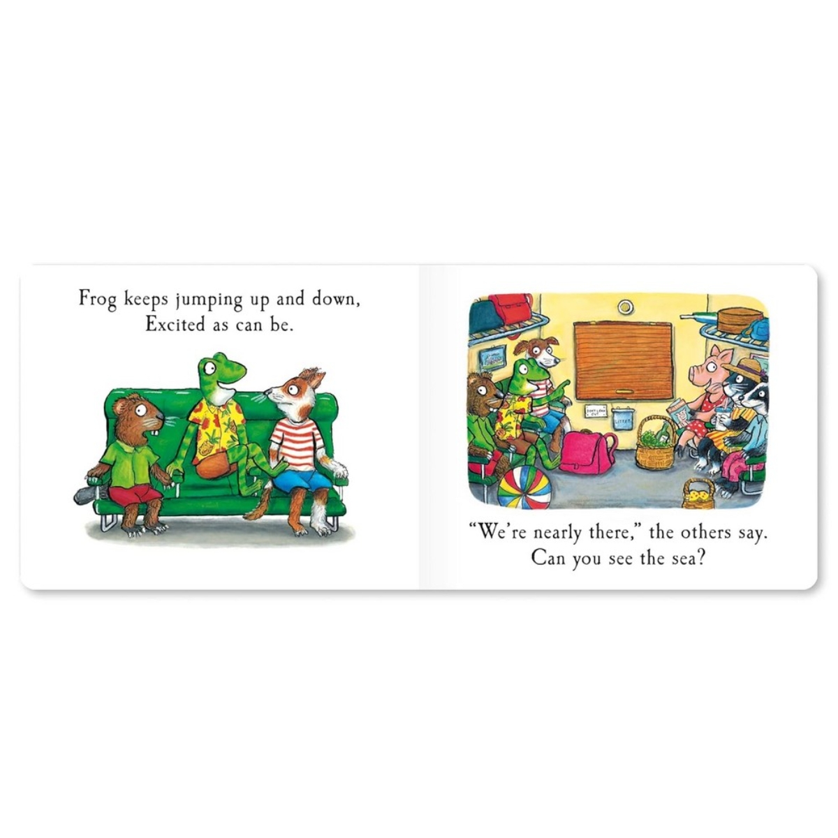 Frog’s Day Out: قصة ارفع الصفحات من تأليف جوليا دونالدسون – 25 أبريل 2024