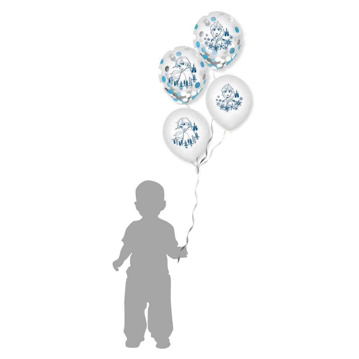 Disney Frozen 2 6-Piece 12" Confetti Balloons Set