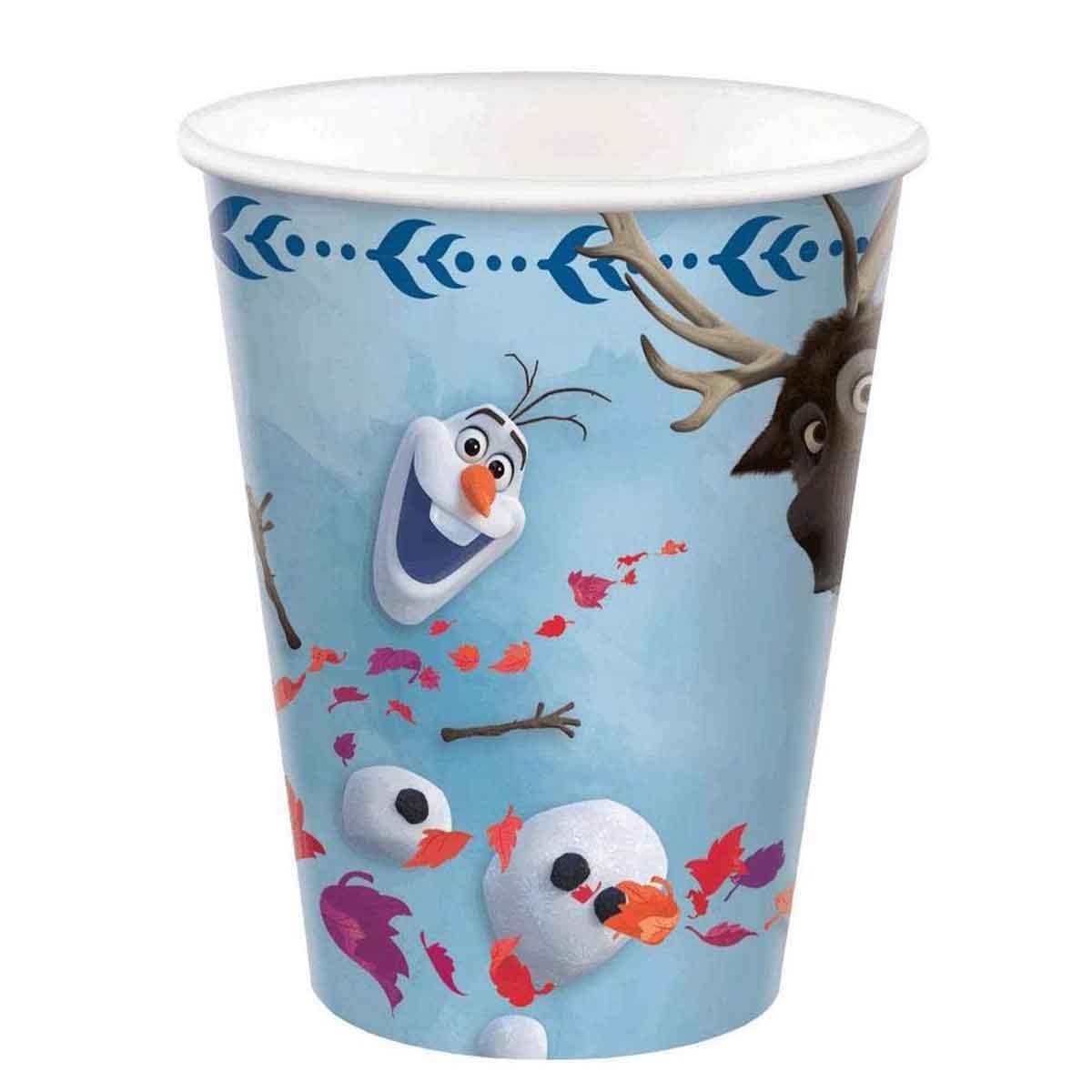 Disney Frozen 2 8-Piece 9oz Paper Cup Set