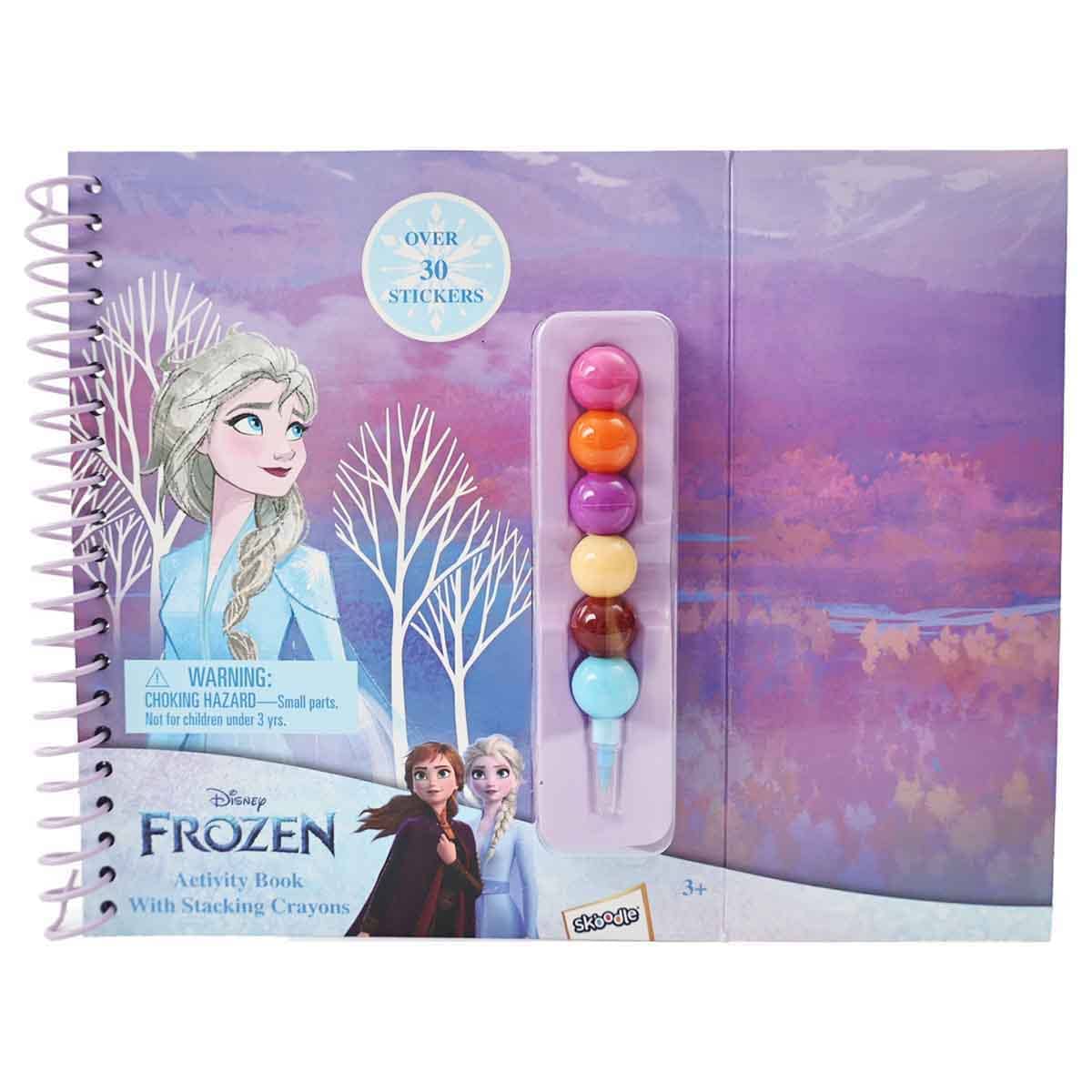 Disney Frozen Activity Book with Stacking Crayons Unisex, 3-4 Years