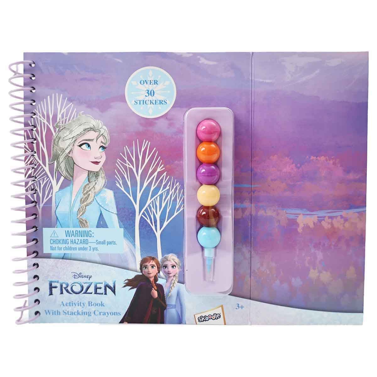 Disney Frozen Activity Book with Stacking Crayons Unisex, 3-4 Years