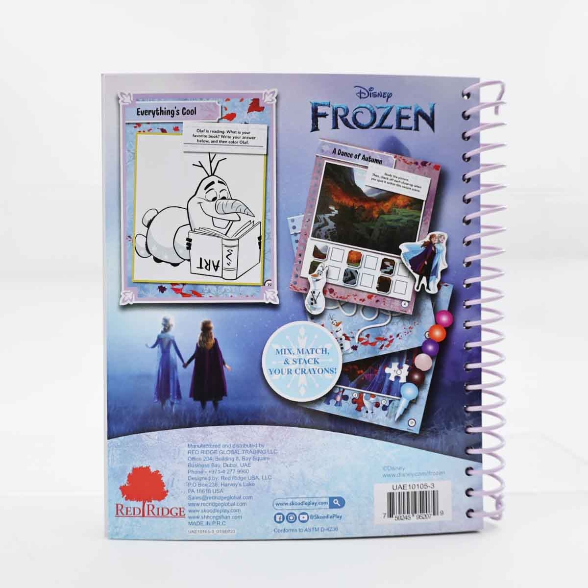 Disney Frozen Activity Book with Stacking Crayons Unisex, 3-4 Years