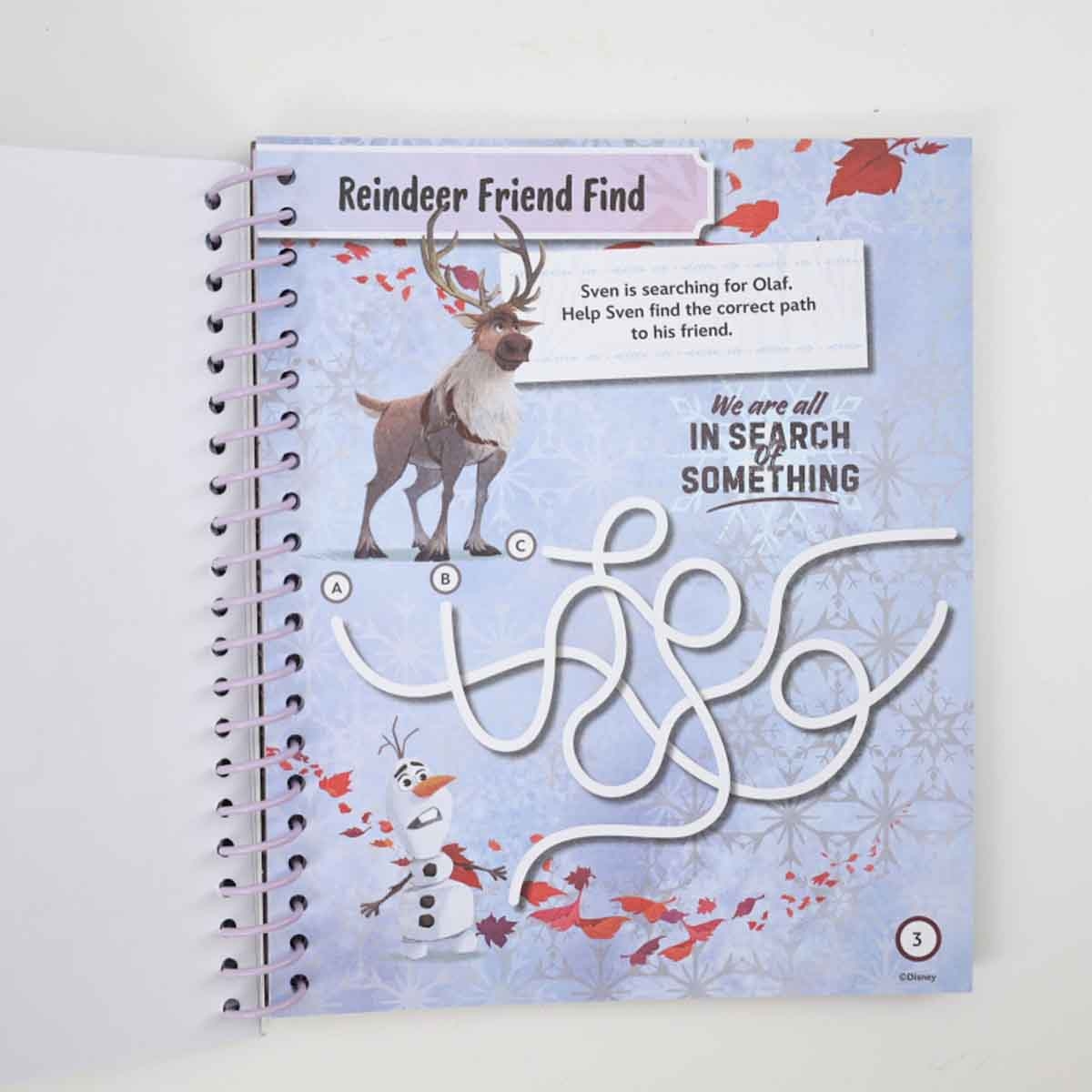 Disney Frozen Activity Book with Stacking Crayons Unisex, 3-4 Years