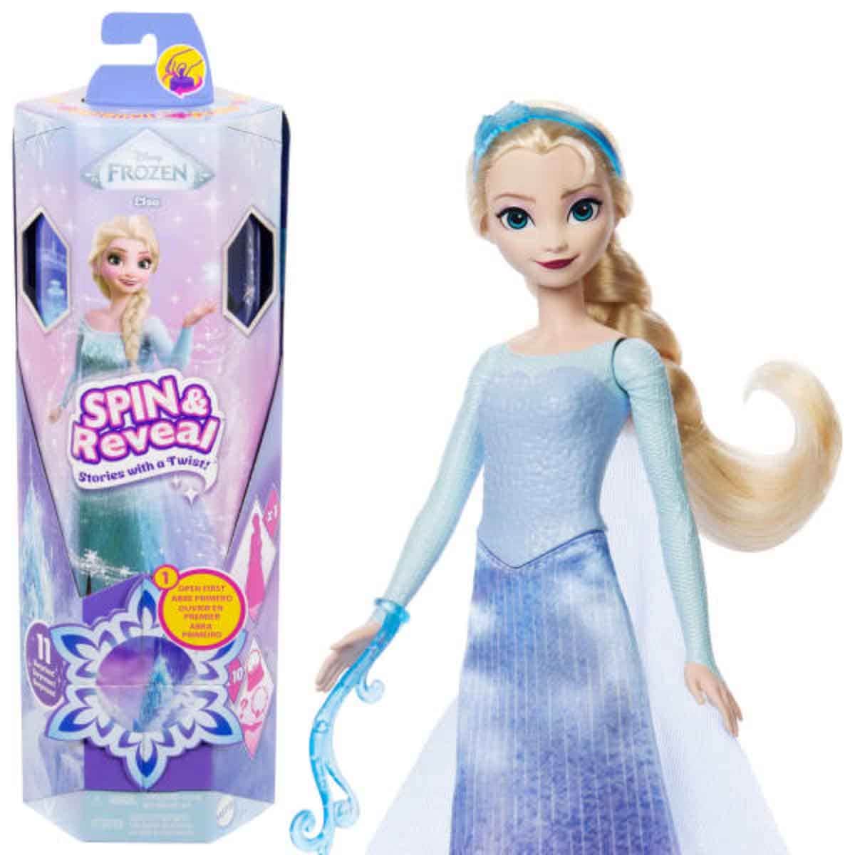 Disney Frozen Spin & Reveal Elsa Fashion Doll Girls, 3-4 Years