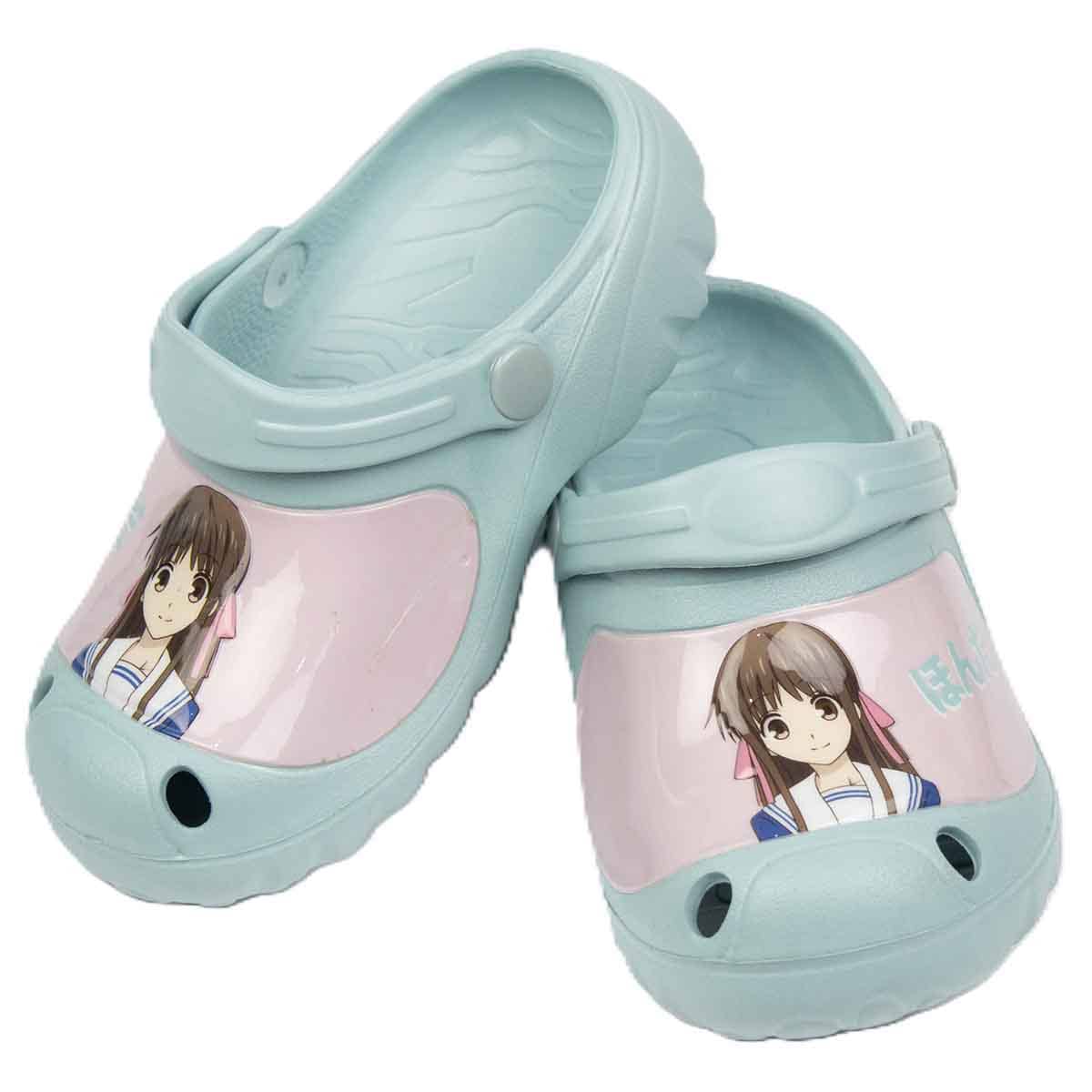 Fruits Basket 31-32 EU Sky Blue Lightweight & Comfortable Slip-On Sandals Kids Klogs Unisex