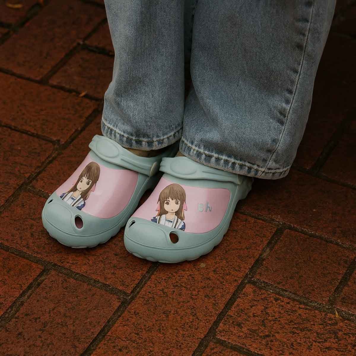 Fruits Basket EU Sky Blue Lightweight & Comfortable Slip-On Sandals Kids Klogs Unisex