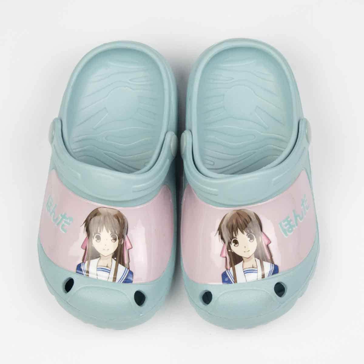 Fruits Basket EU Sky Blue Lightweight & Comfortable Slip-On Sandals Kids Klogs Unisex
